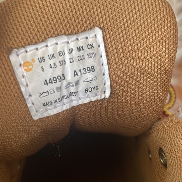 Timberland Boots Sz 5 - Picture 6 of 6